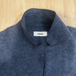 Buck Mason Men's Navy Wool-Blend Chore Jacket